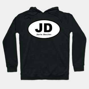 JD (Juris Doctor) Oval Hoodie